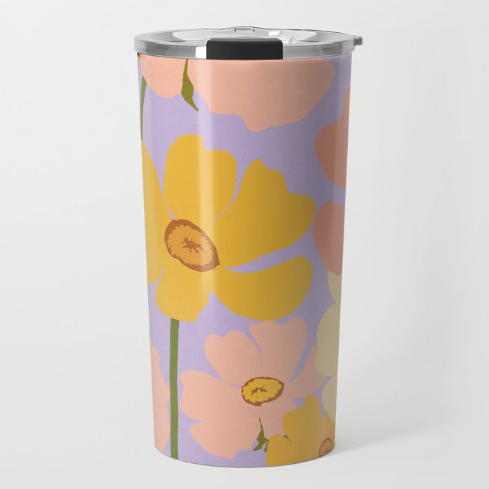 Flower Market - Ranunculus #3 Travel Mug Gallery Image 1