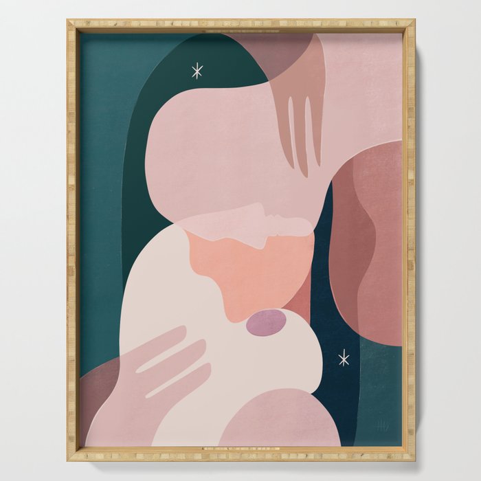 The stars shine brighter when Iâm with you Serving Tray Gallery Image 1