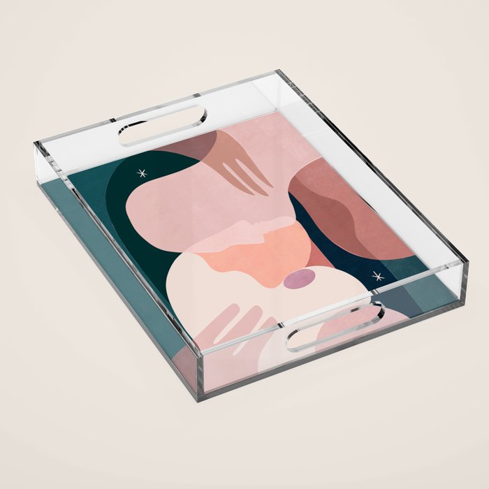 The stars shine brighter when Iâm with you Acrylic Tray Gallery Image 1