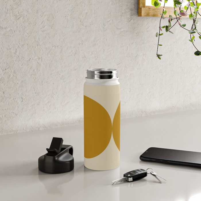 abstract moon  Water Bottle Gallery Image 4