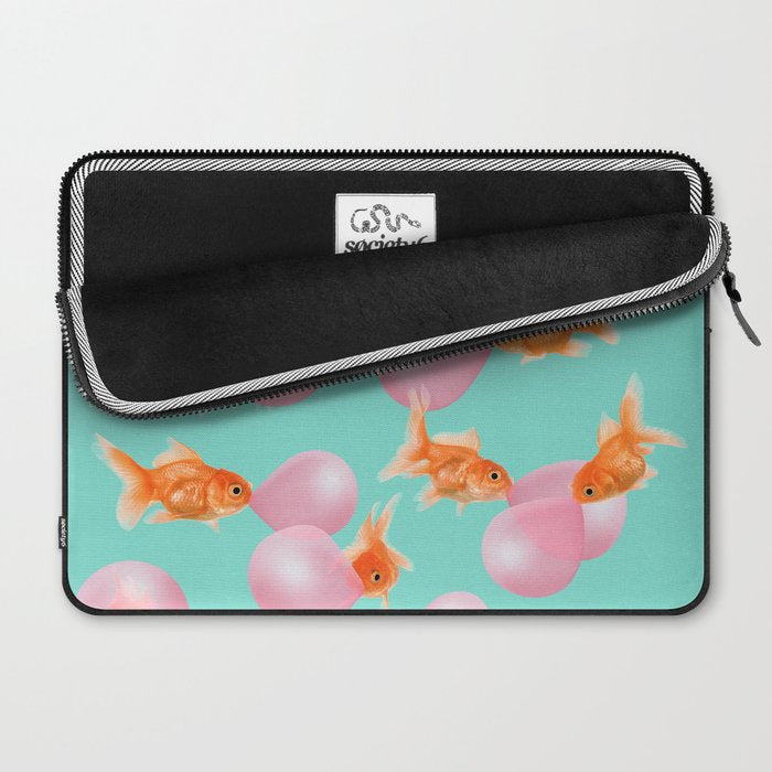 BUBBLEGUM GOLDFISH Laptop Sleeve Gallery Image 2
