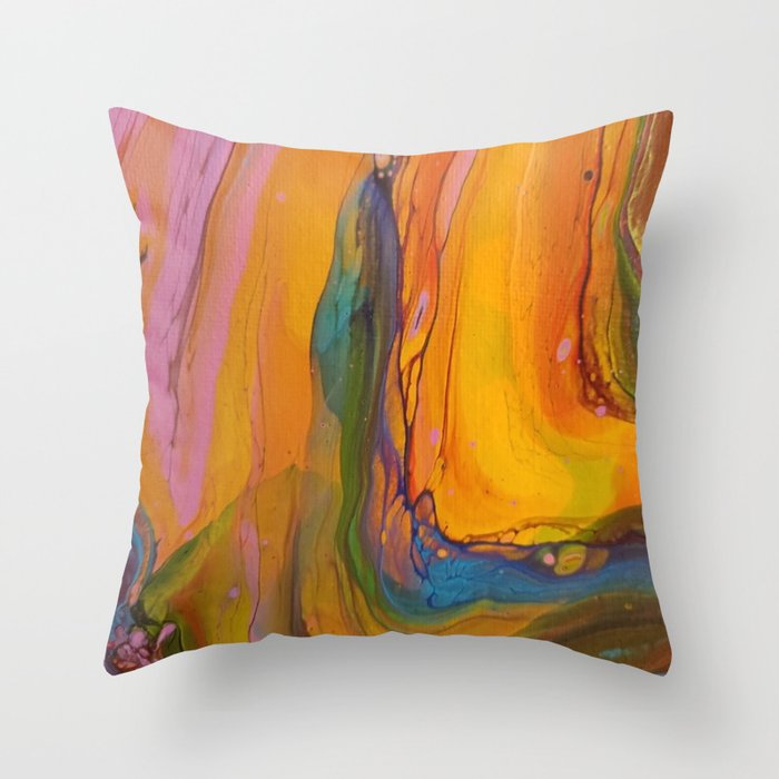 Rainbow River Throw Pillow Gallery Image 6