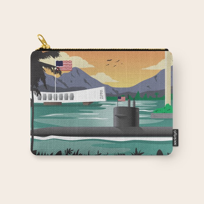 Pearl Harbor, HI - Submarine Homeport Carry All Pouch Gallery Image 1