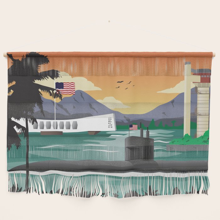 Pearl Harbor, HI - Submarine Homeport Wall Hanging Gallery Image 1