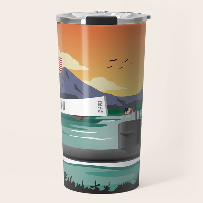 Pearl Harbor, HI - Submarine Homeport Travel Mug Gallery Image 1