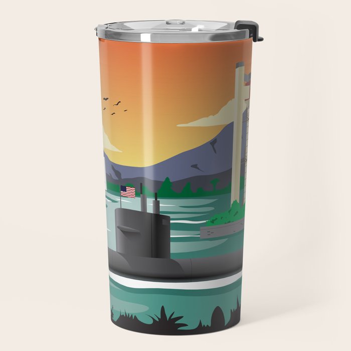 Pearl Harbor, HI - Submarine Homeport Travel Mug Gallery Image 2