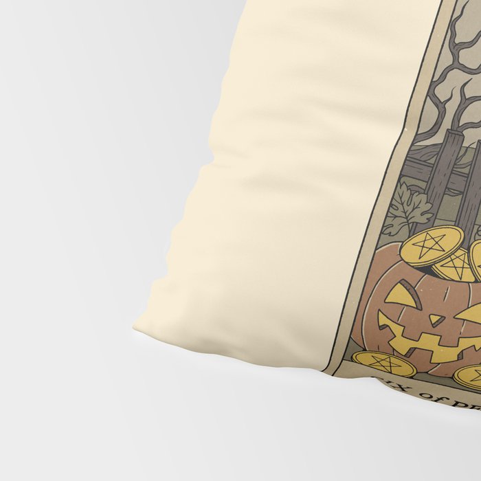 Six of Pentacles Pillow Sham Gallery Image 4