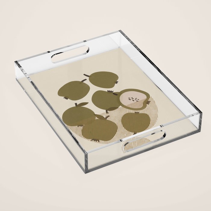 Apple Bowl Acrylic Tray Gallery Image 1