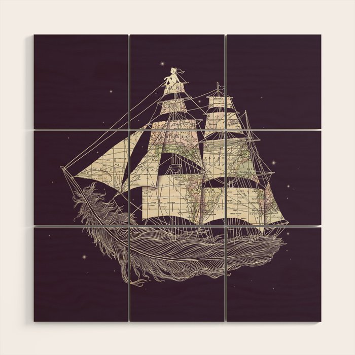 Wherever the wind blows Wood Wall Art Gallery Image 1