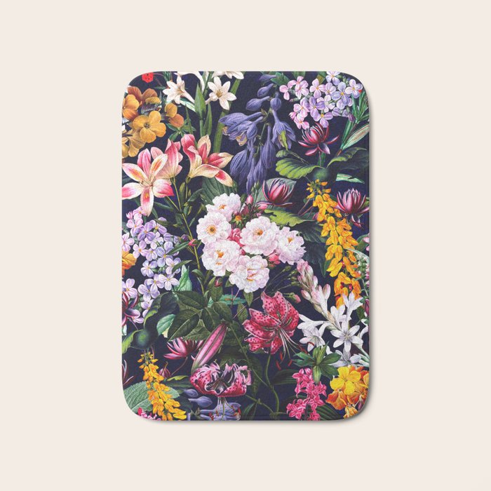 Vintage Garden XIII Bath Mat Gallery Image 1