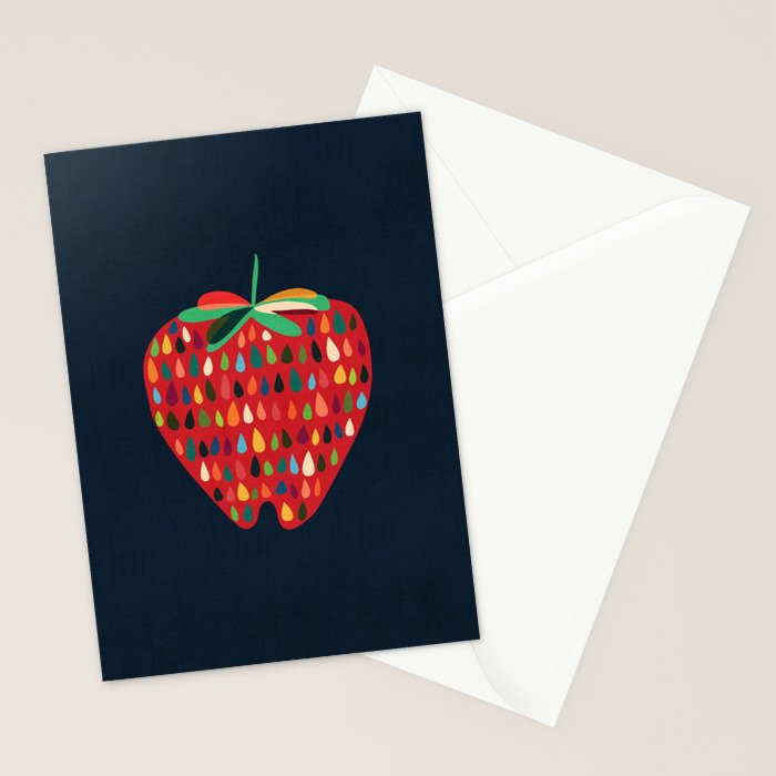 Strawberry Stationery Card Gallery Image 2