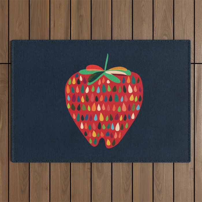 Strawberry Outdoor Rug Gallery Image 1