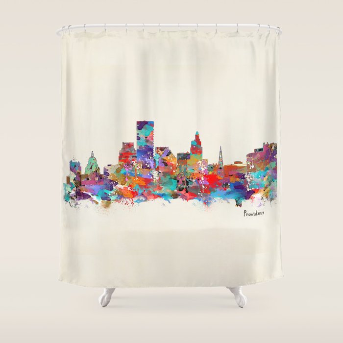 Providence Rhode Island Shower Curtain Gallery Image 1