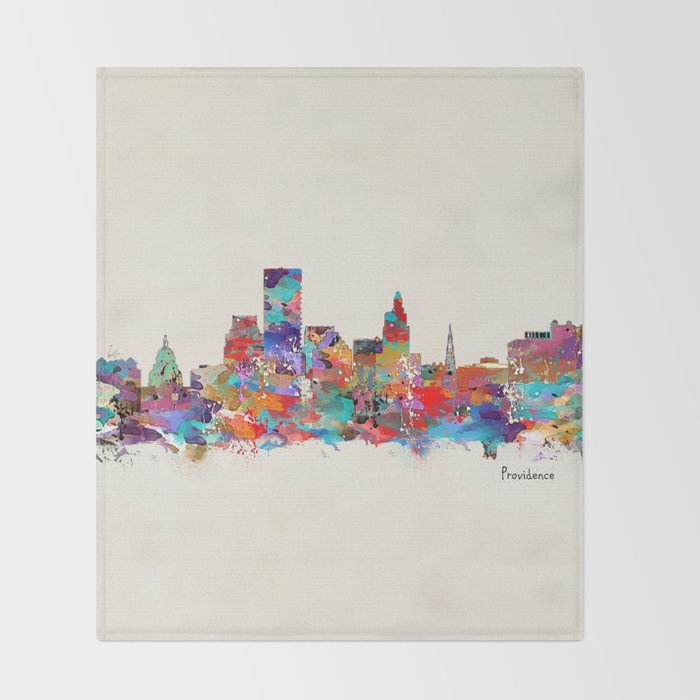 Providence Rhode Island Throw Blanket Gallery Image 2