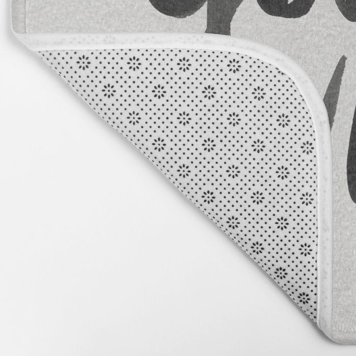 Good Vibes â Black Ink Bath Mat Gallery Image 2
