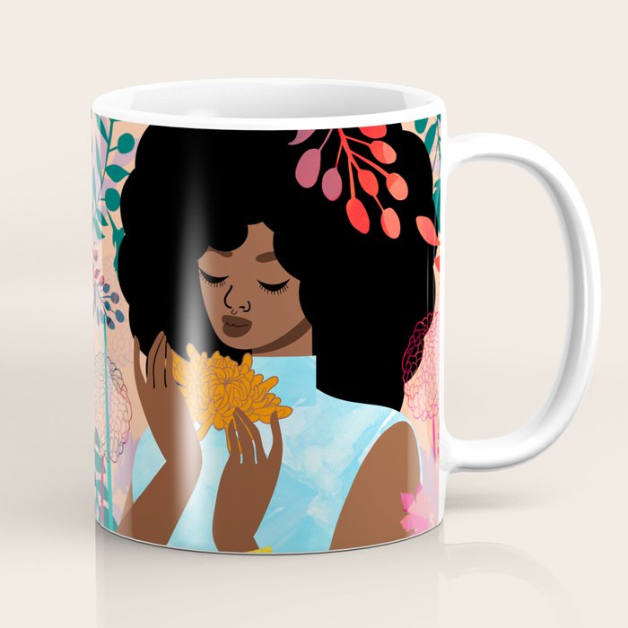 Chrysanthemums in November Coffee Mug Gallery Image 1