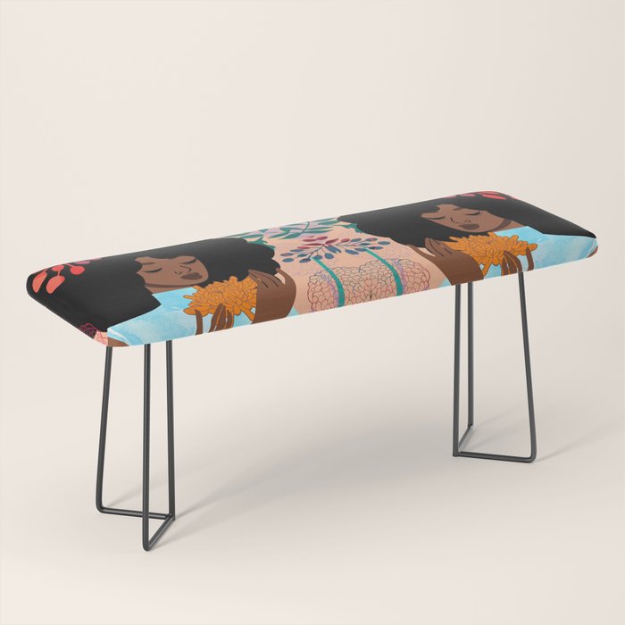 Chrysanthemums in November Bench Gallery Image 1