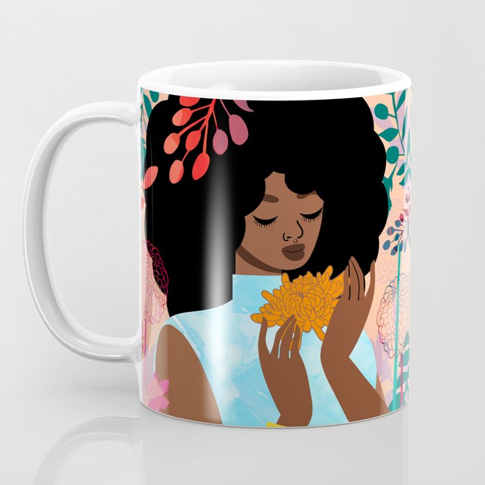 Chrysanthemums in November Coffee Mug Gallery Image 3
