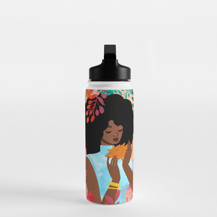 Chrysanthemums in November Water Bottle Gallery Image 3