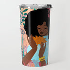 Chrysanthemums in November Travel Mug Gallery Image 2