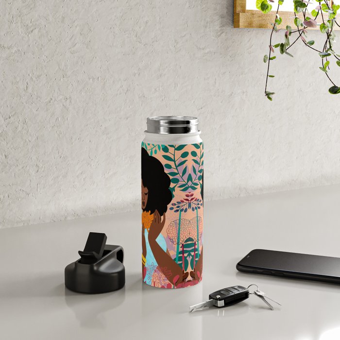 Chrysanthemums in November Water Bottle Gallery Image 4