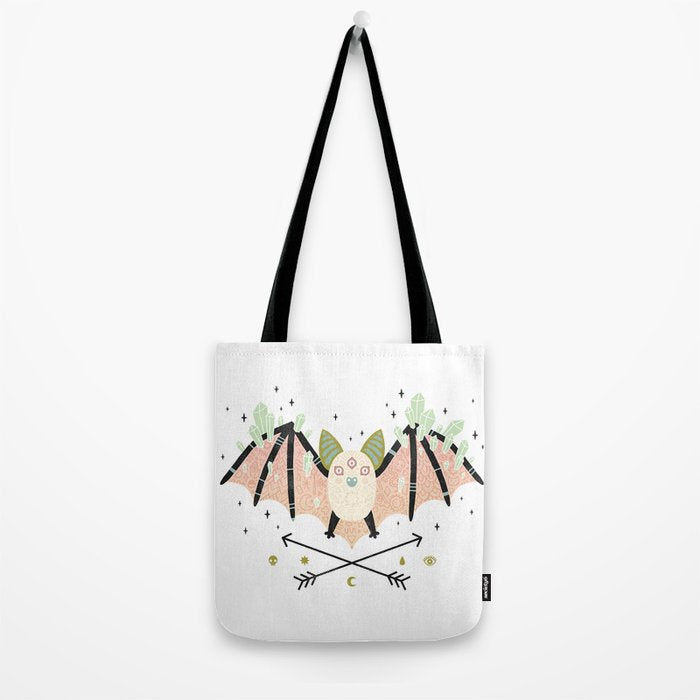 Crystal Bat Tote Bag Gallery Image 2