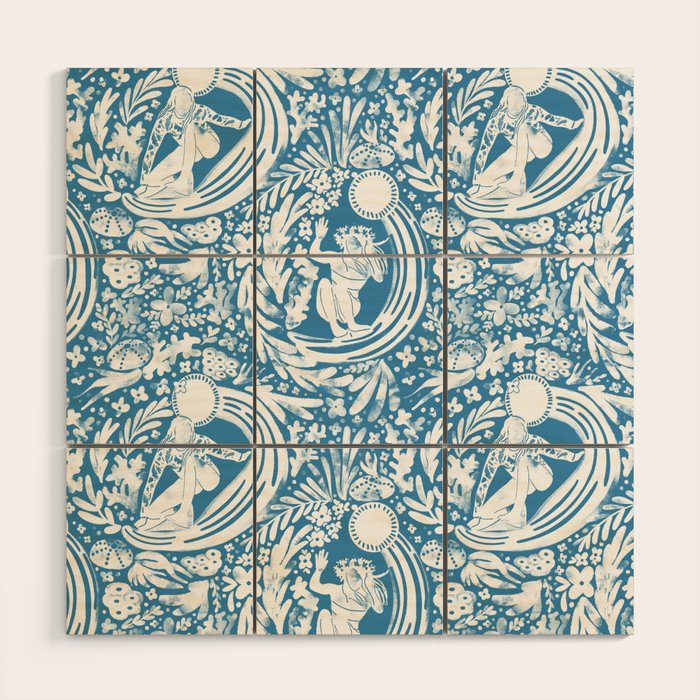 Oceanic Muses Dance Wood Wall Art Gallery Image 1