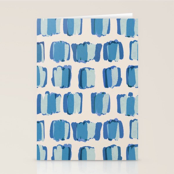 Parisian Bakery Blue  Stationery Card Gallery Image 1