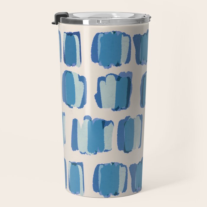 Parisian Bakery Blue  Travel Mug Gallery Image 3