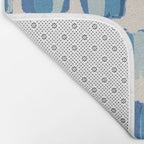 Parisian Bakery Blue  Bath Mat Gallery Image 2