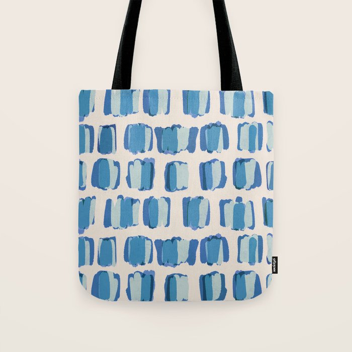 Parisian Bakery Blue  Tote Bag Gallery Image 1