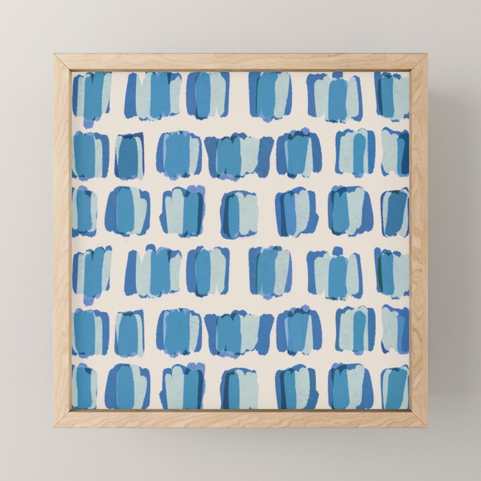 Parisian Bakery Blue  Mini Art Print Gallery Image 1
