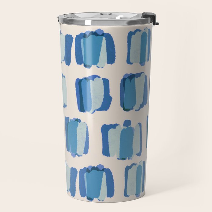 Parisian Bakery Blue  Travel Mug Gallery Image 2