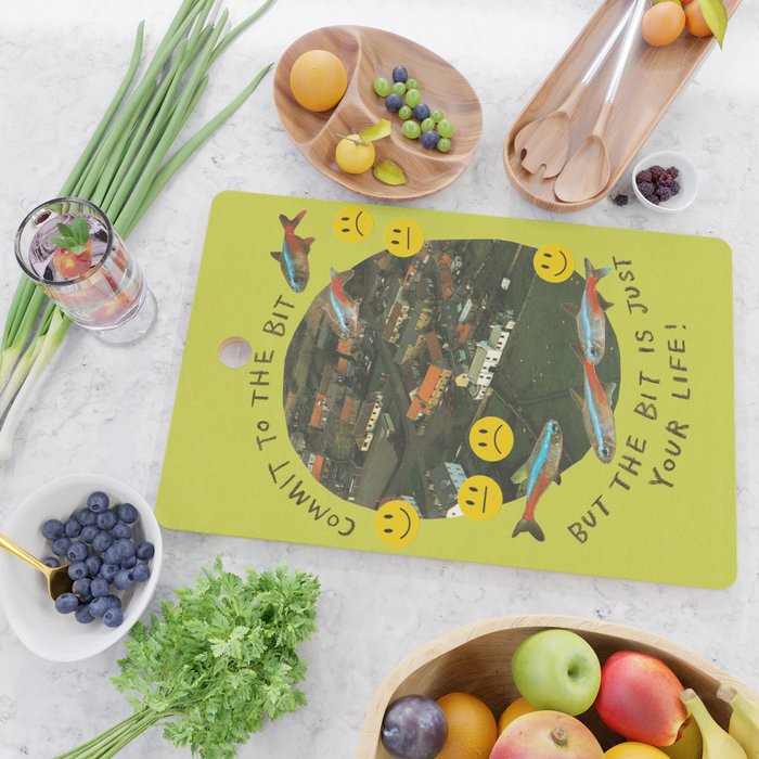 commit to the bit Cutting Board Gallery Image 2