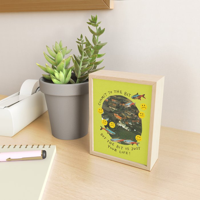 commit to the bit Mini Art Print Gallery Image 2