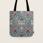 Snakeshead William Morris Textile Pattern Tote Bag Gallery Image 1