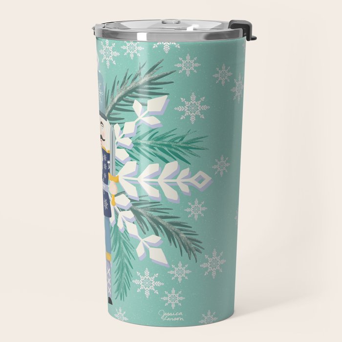 Snowflake Nutracker Travel Mug Gallery Image 2
