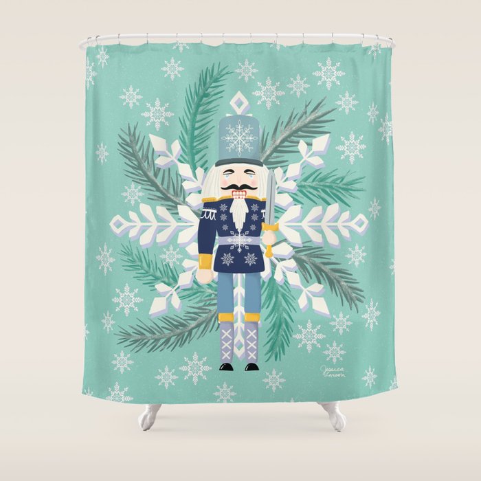 Snowflake Nutracker Shower Curtain Gallery Image 1
