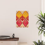 Heritage Moroccan Berber Carpet Design Poster Gallery Image 2