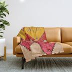 Heritage Moroccan Berber Carpet Design Throw Blanket Gallery Image 1