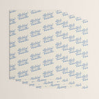 Il dolce far niente Italian - The sweetness of doing nothing Hand Lettering Wrapping Paper Gallery Image 3