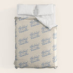 Il dolce far niente Italian - The sweetness of doing nothing Hand Lettering Duvet Cover Gallery Image 6