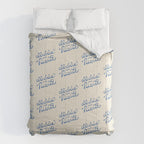 Il dolce far niente Italian - The sweetness of doing nothing Hand Lettering Comforter Gallery Image 6