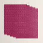 Art Deco in Raspberry Pink Wrapping Paper Gallery Image 3