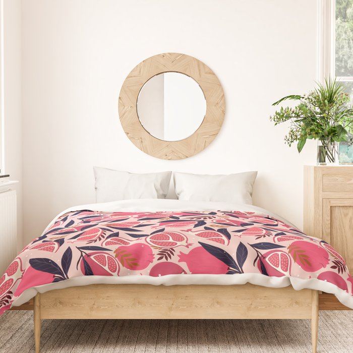 Pomegranate - Pink Duvet Cover Gallery Image 3