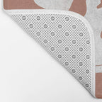 Wave girl in terracotta Bath Mat Gallery Image 2