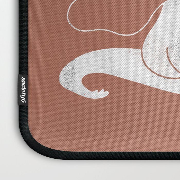 Wave girl in terracotta Laptop Sleeve Gallery Image 3