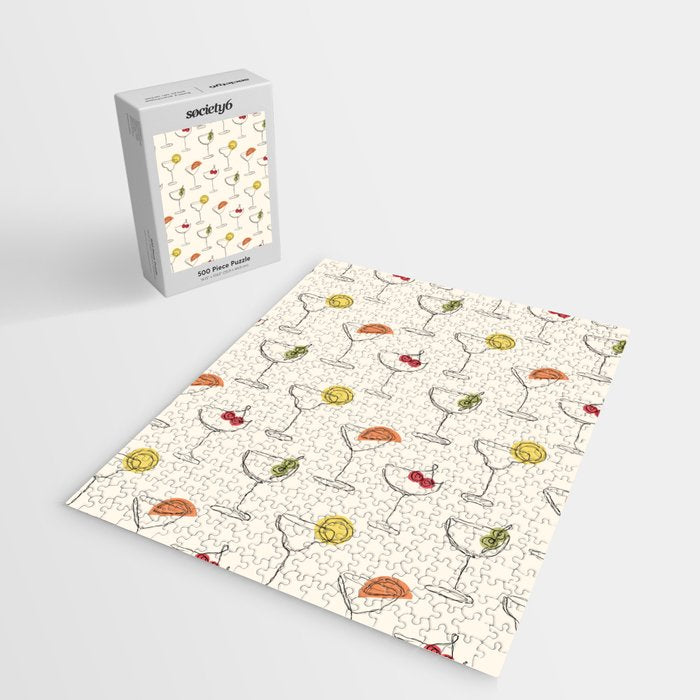 Retro Cocktails Jigsaw Puzzle Gallery Image 2