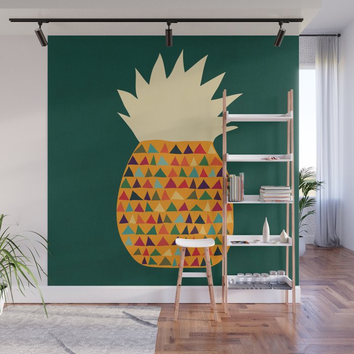 Pineapple Wall Mural Gallery Image 1