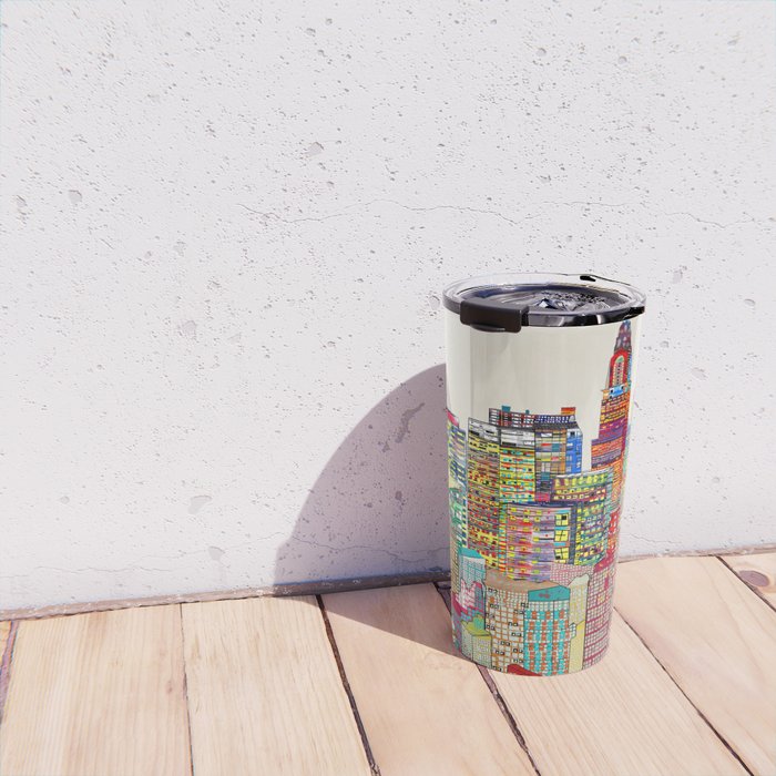 new york city skyline Travel Mug Gallery Image 4